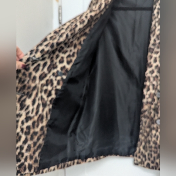 Zara Animal Print Coat - Picture 9 of 13
